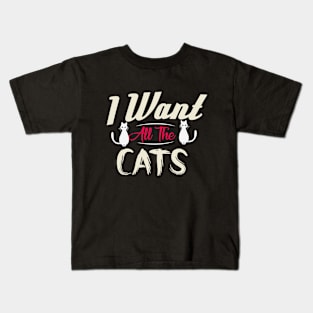 Cat Art, Cat Gift, Cat Lover Gift, Cat  Lover Gifts Shirt Kids T-Shirt